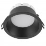 Светильник потолочный встраиваемый, 15W 230V GX53, черный, круг, без лампы, DL512