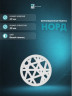 Вентиляционная решетка "Норд" Ø50мм матовая белая